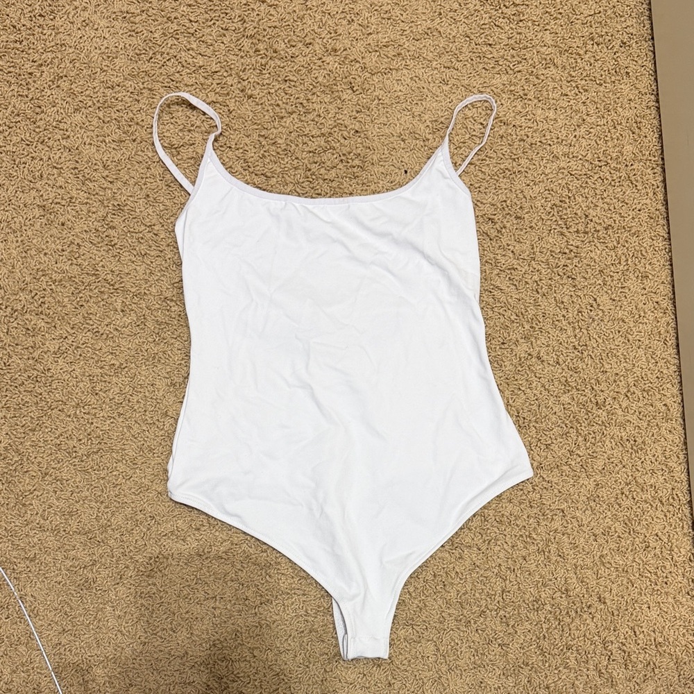 Free People Women’s White Bodysuit - new with tags